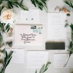 Grand Villa Argentina Dubrovnik, Croatia Letterpress Wedding Invitation