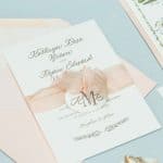 FiveDotDesign Napa Valley Letterpress Wedding Invitation