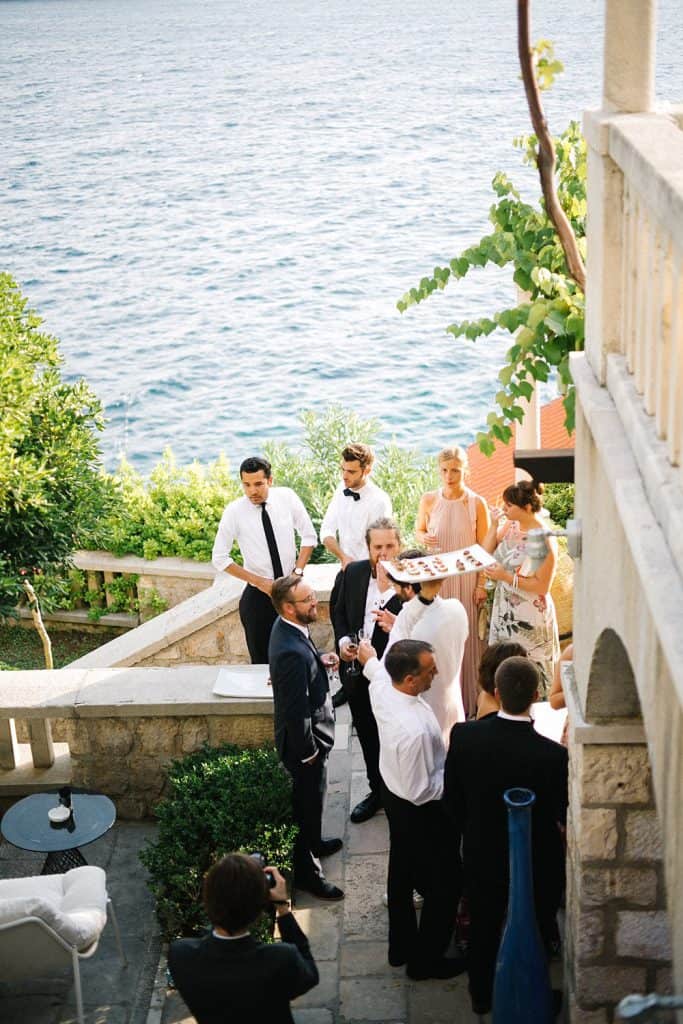 Five Dot Design Seaside European Wedding Dubrovnik Croatia Grand Villa Argentina