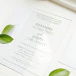 Acrylic Invitations Kentucky Wedding